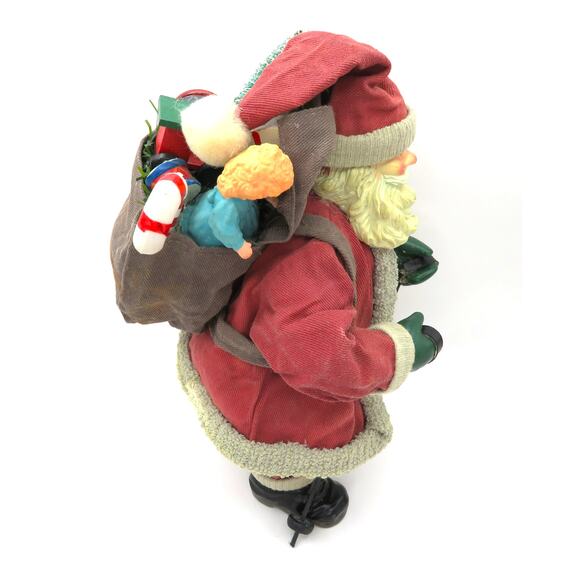 Vintage Clothtique Style Skiing Santa 9.5" Possible Dreams Christmas Figurine - Picture 6 of 10